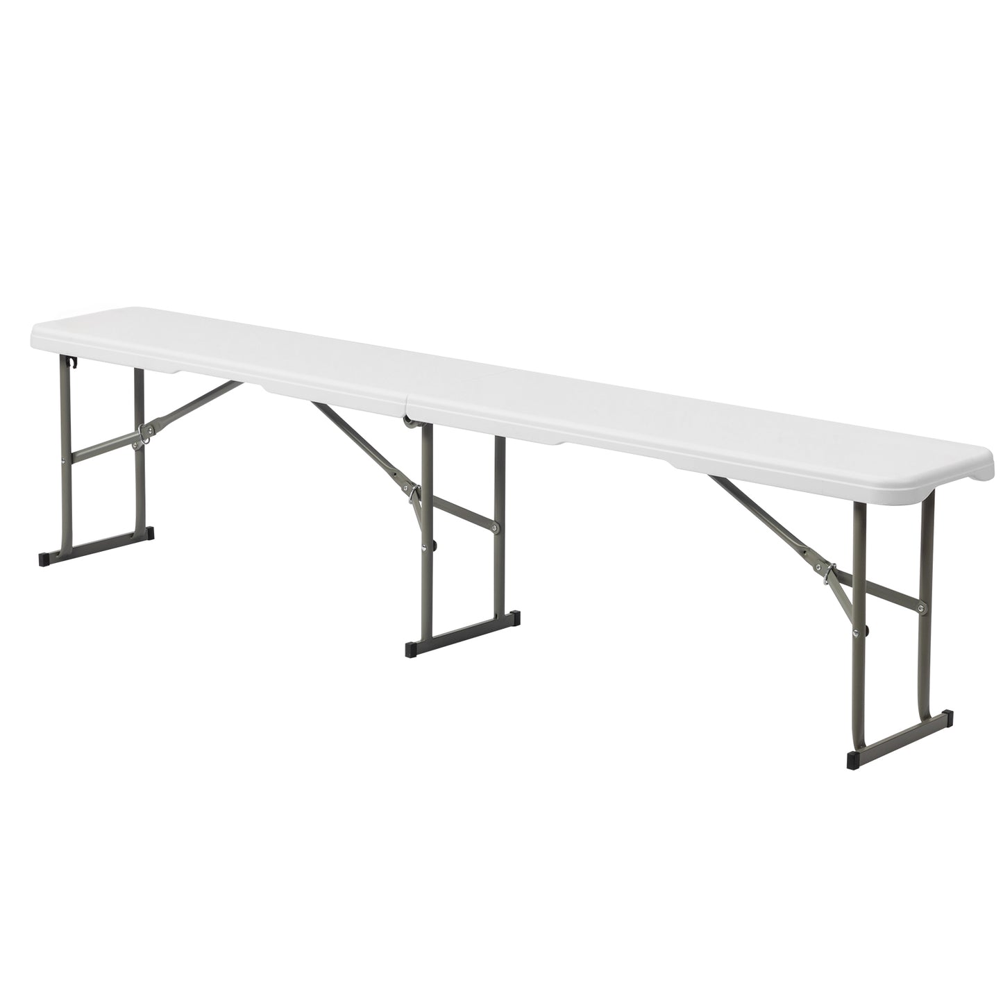 6-Foot Portable Folding Bench - Lightweight, Stain Resistant