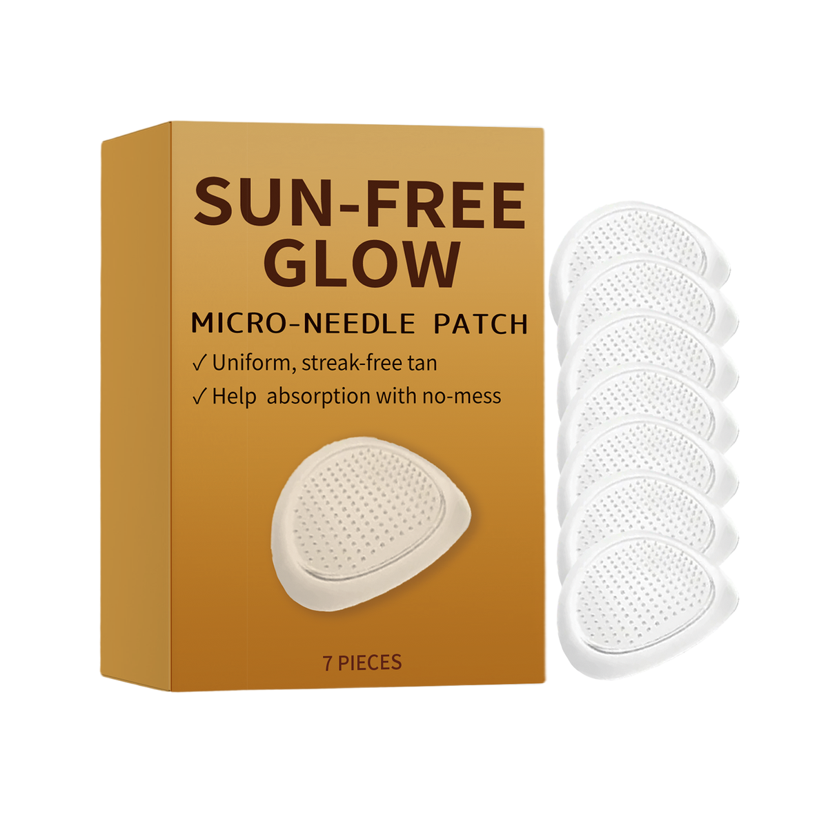 Body Tanning Microneedle Patch - 7pcs