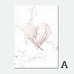 Spray Painted Rimless Nordic Wall Art - Modern Canvas Home Decoration