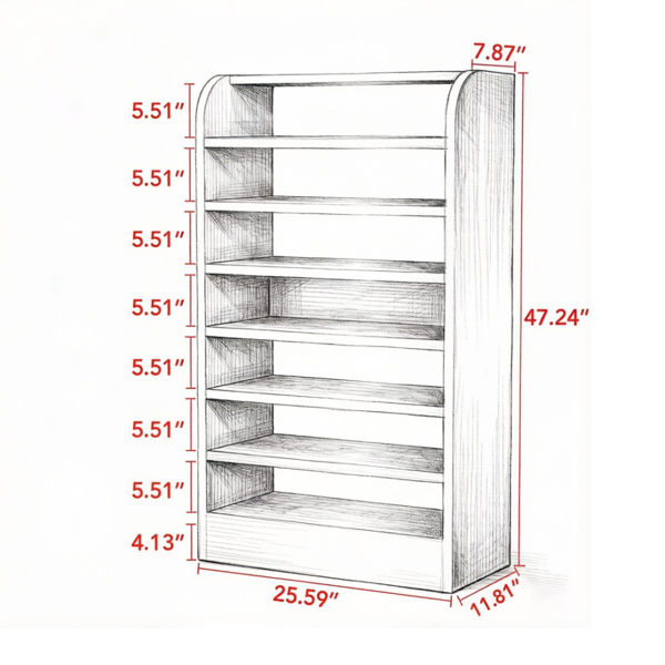 Premium Wooden Shoe Storage Cabinet - Compact & Durable