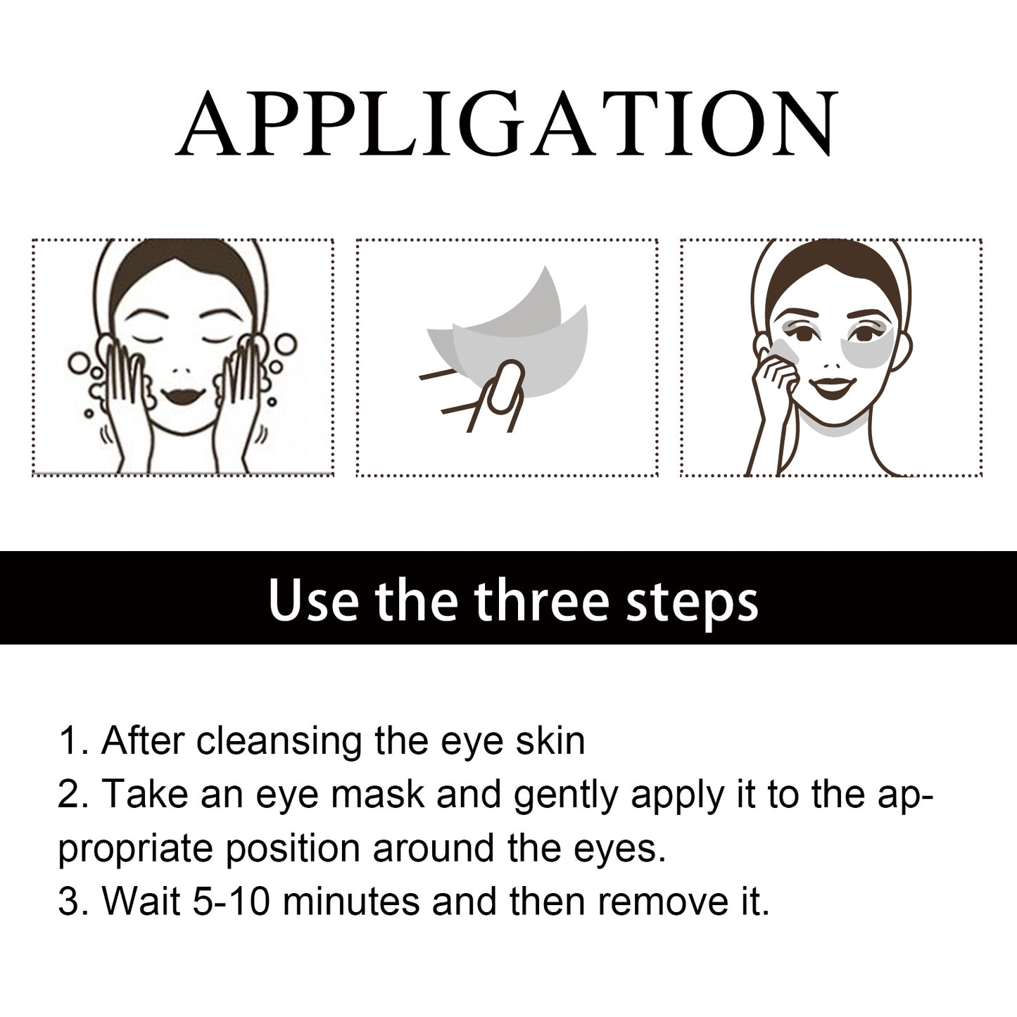Coconut Collagen Eye Gel Patches - Anti-Aging Moisturizing Treatment (10 Pack)
