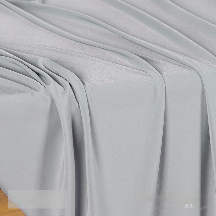Breathable 75D Ice Silk Fabric for Yoga & Dance Pants - Gray