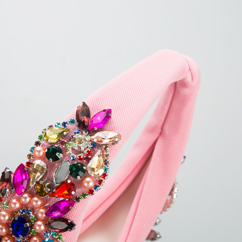 Rhinestone Pearl Headband