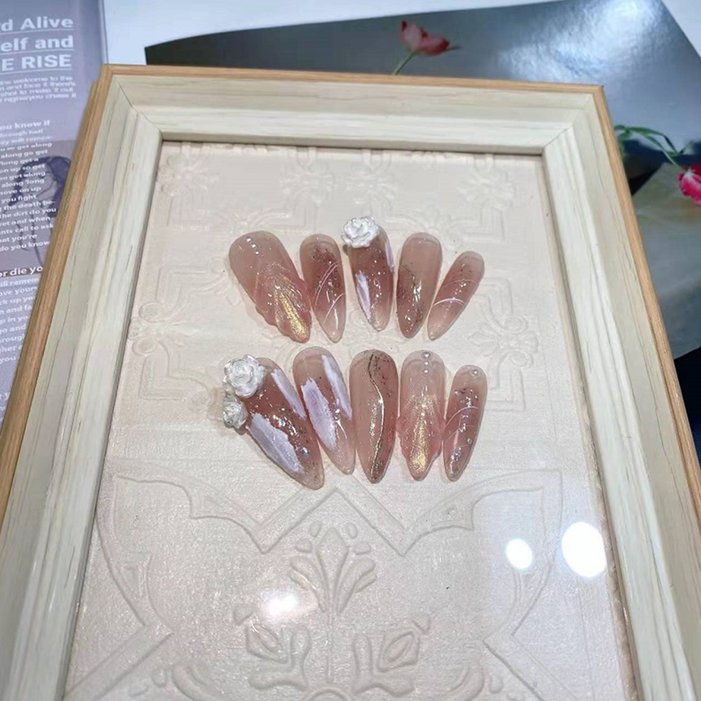 False Nail Patch Water Drop Style Nail Art Kit for All Sizes