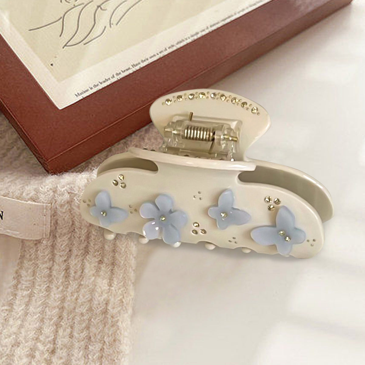 Elegant Hair Barrettes Grip Clip Updo Accessories - Multiple Colors