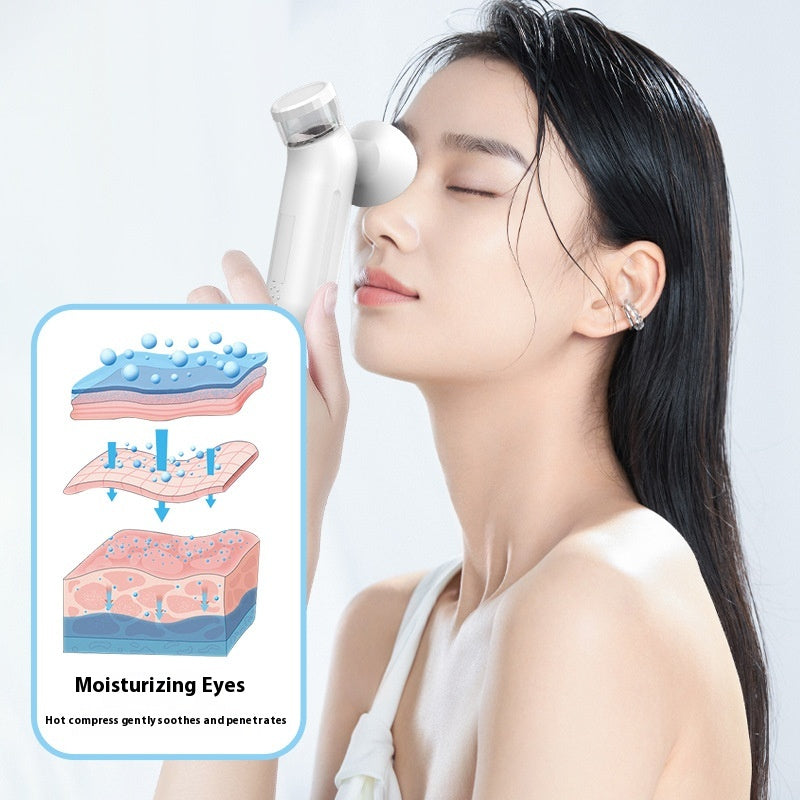 Portable Hot & Cold Eye Compress Device with Moisturizing Mask