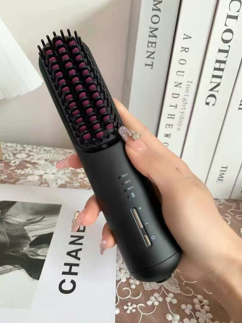 Wireless Mini Hair Straightener 35W Portable Cordless Styling Tool