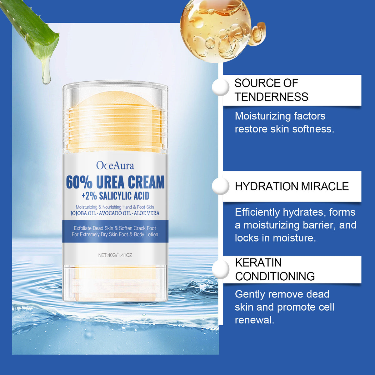 Moisturizing Foot Cream - Hydrating & Crack-Healing