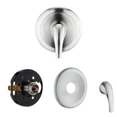 Rain Shower Head with Handheld Shower System - Brushed Nickel