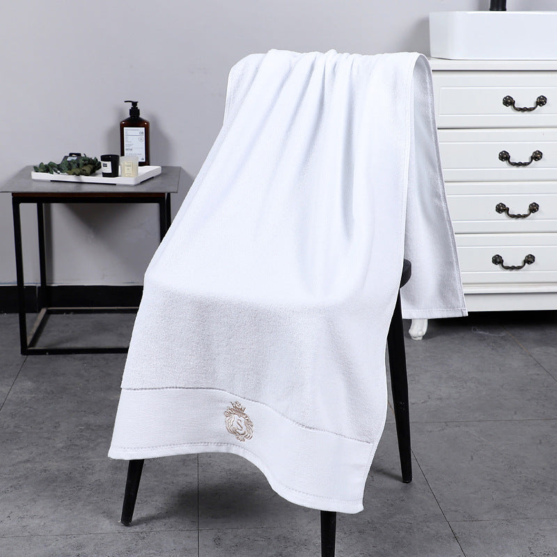 Thickened Cotton Bib Towel - Lint-Free, Soft, Durable 70x140cm