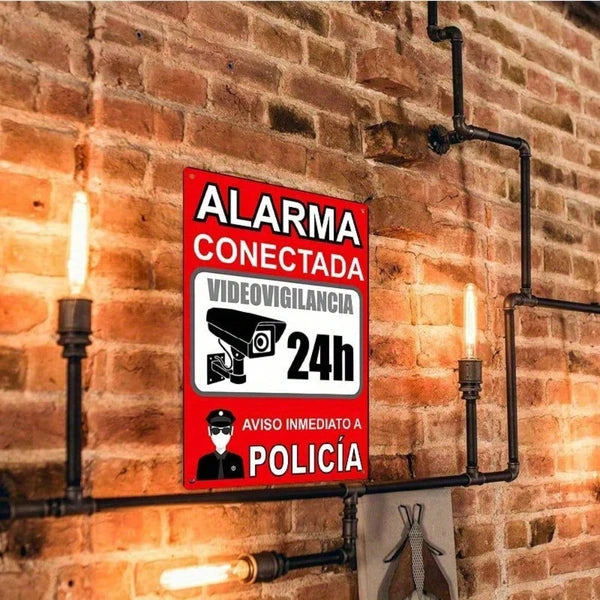 Metal Tin Wall Sign - 20 cm x 20 cm Decorative Artwork