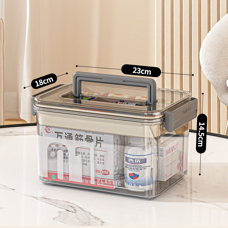 Multi-Tier Large-Capacity Plastic Storage Box - Household Organizer