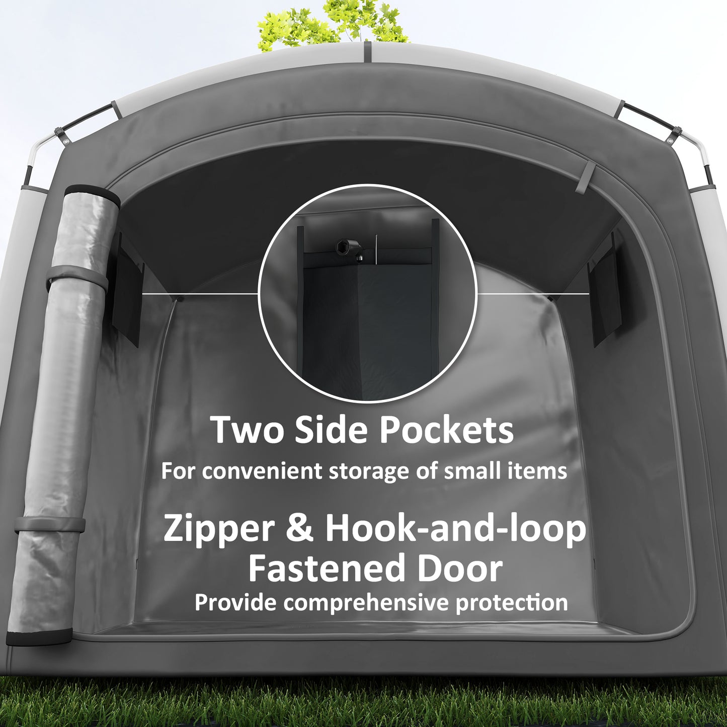 Portable Bike Storage Tent - Waterproof Shelter for 3-4 Bicycles