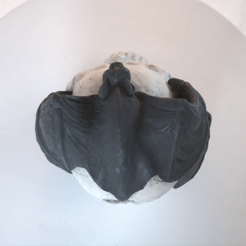 Demon Skull Gas Log for Ventless Fire Pits - Halloween Decor