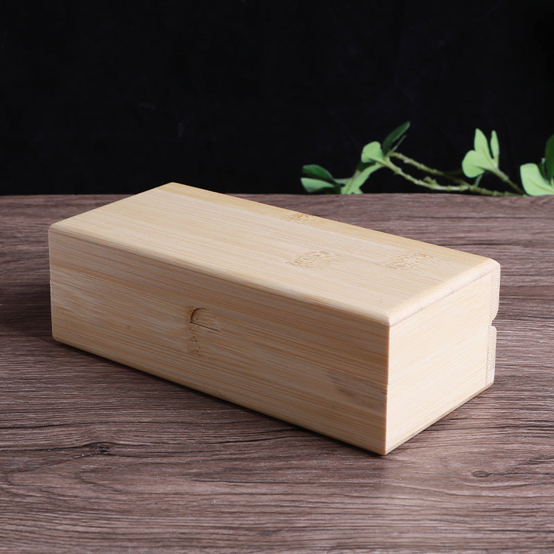 Wooden Glasses Case Storage Box - Creative Household Desk Organizer