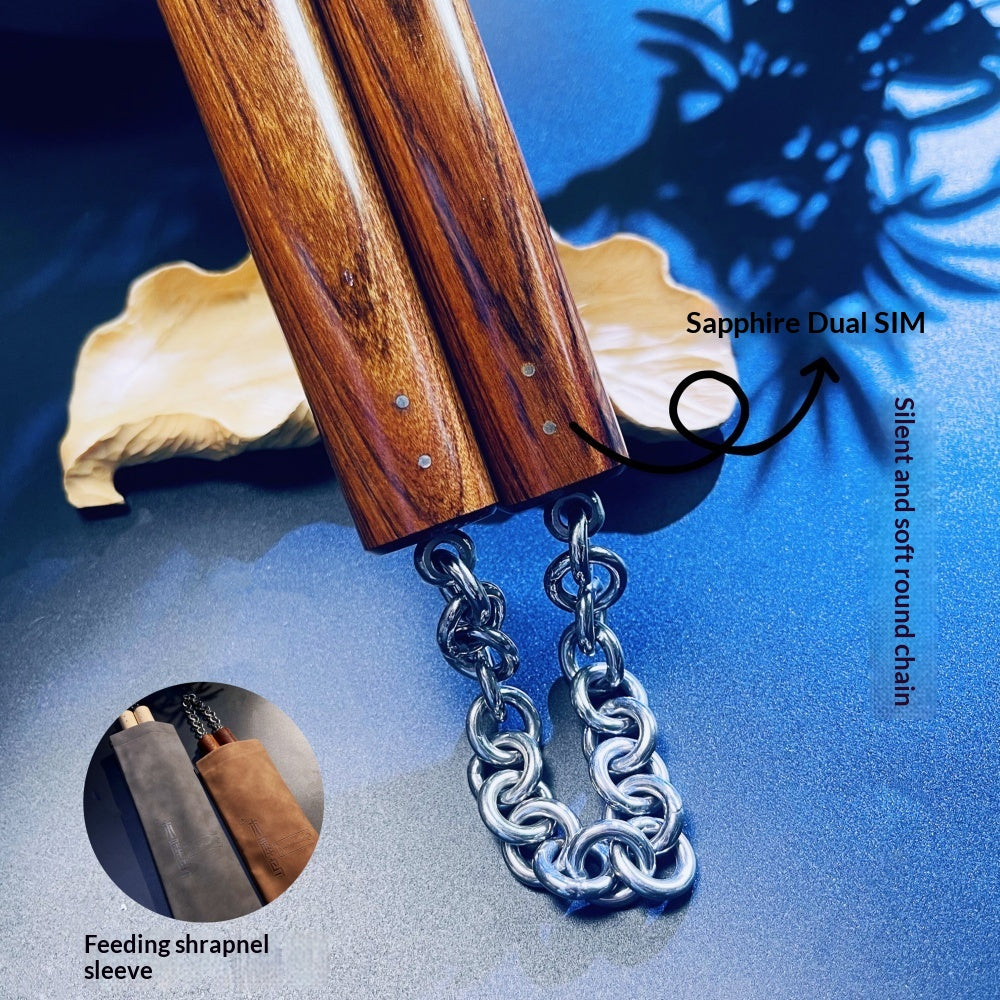 Double-Stick Self-Defense Nunchaku Set for Martial Arts & Outdoor Training