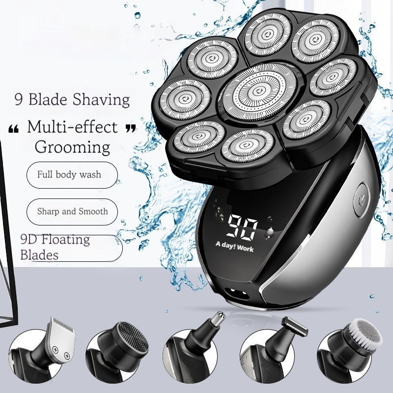 6-in-1 Hair Clipper & Grooming Kit, Rechargeable