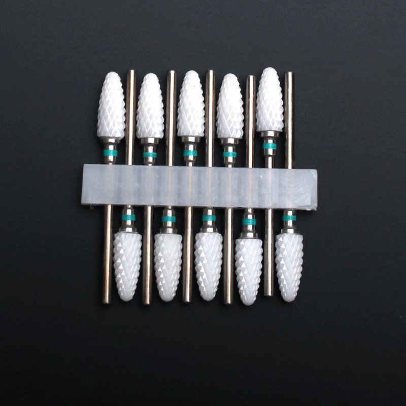 Ceramic Nail Drill Bit Set - Exfoliating & Polishing Tool