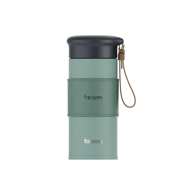 Insulated Stainless Steel Cup with Rope Handle - Multiple Colors, 330ml