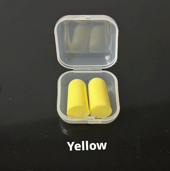 Slow Rebound Sponge Earplugs Sky Blue 1 Pair - Moldable Foam Ear Protection