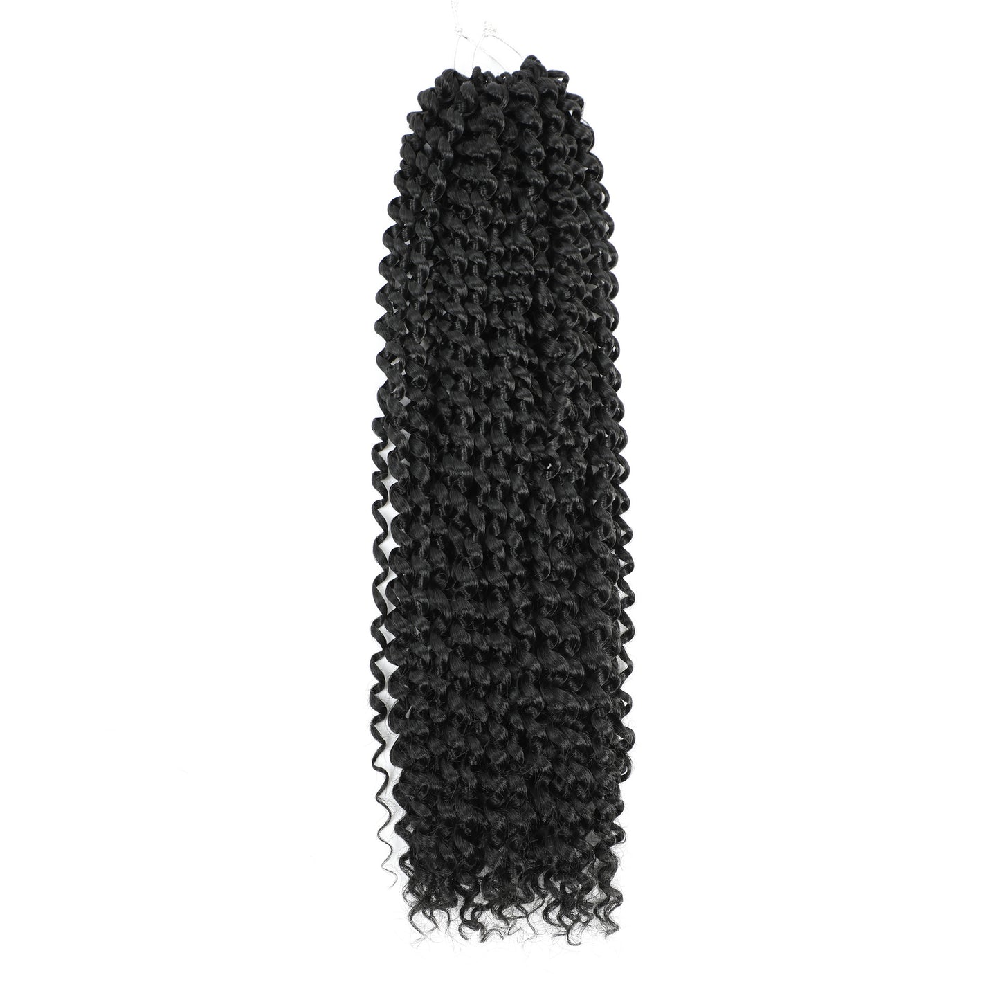 European & American Water Ripple Crochet Wig - Synthetic Double Strand Hair