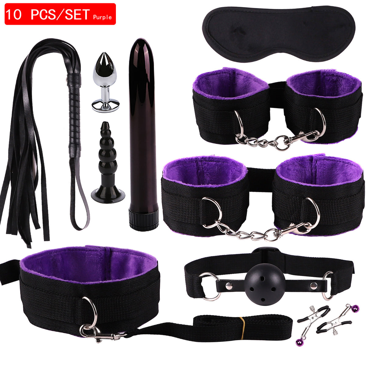 Adult Bondage Nylon Leather Suit Set - Multiple Variants