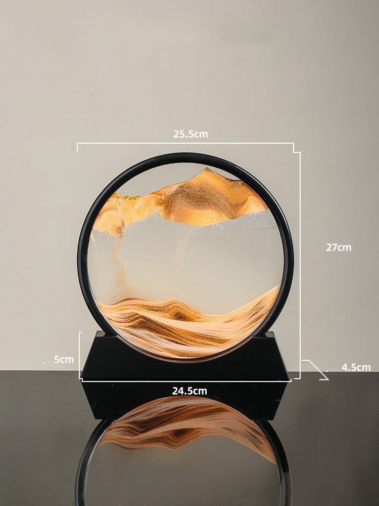 Decorative Quicksand Art Canvas Ornament for Home & Office