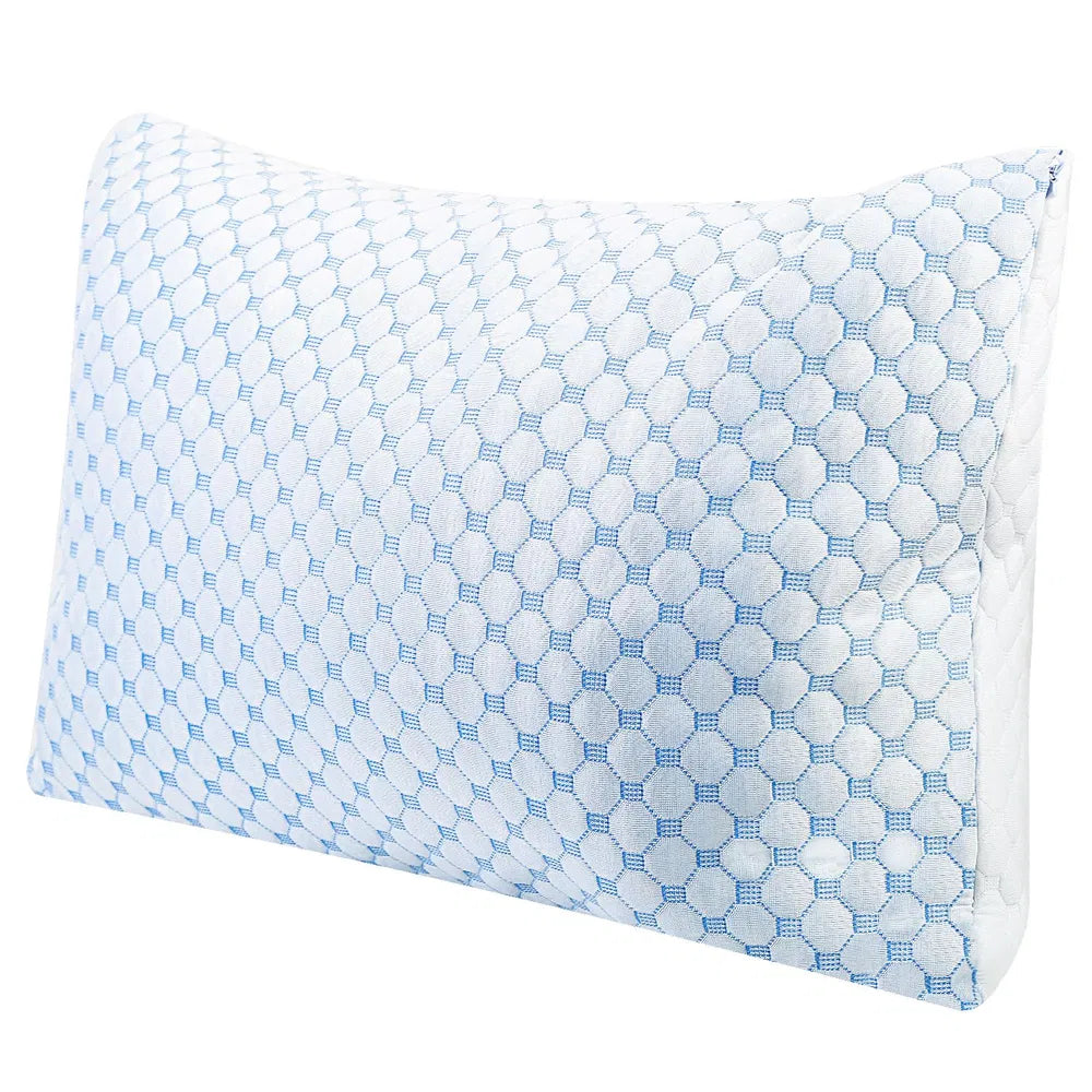 Cooling Memory Foam Pet Bed with Adjustable Fill & Double-Sided Cover
