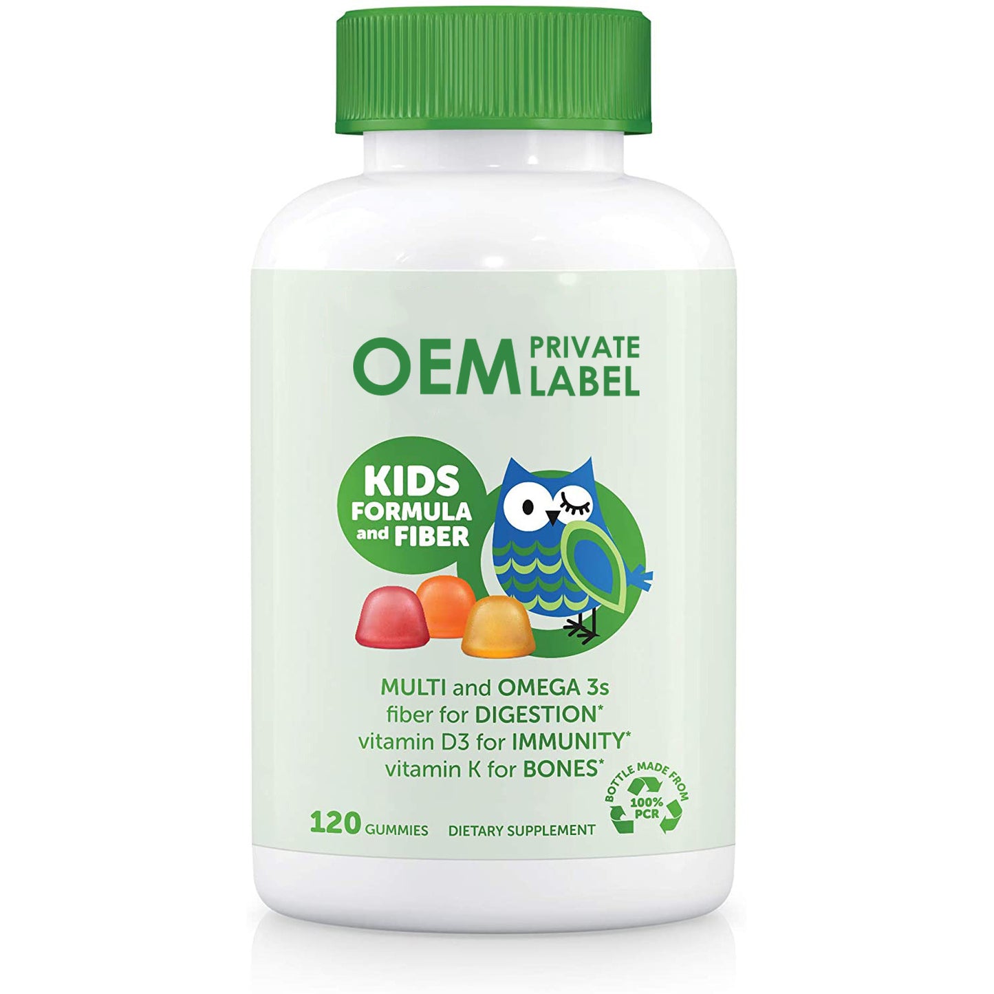 Vitamin D3 Soft Candy Tablets - Fruit Flavor, 120 Count Bottle