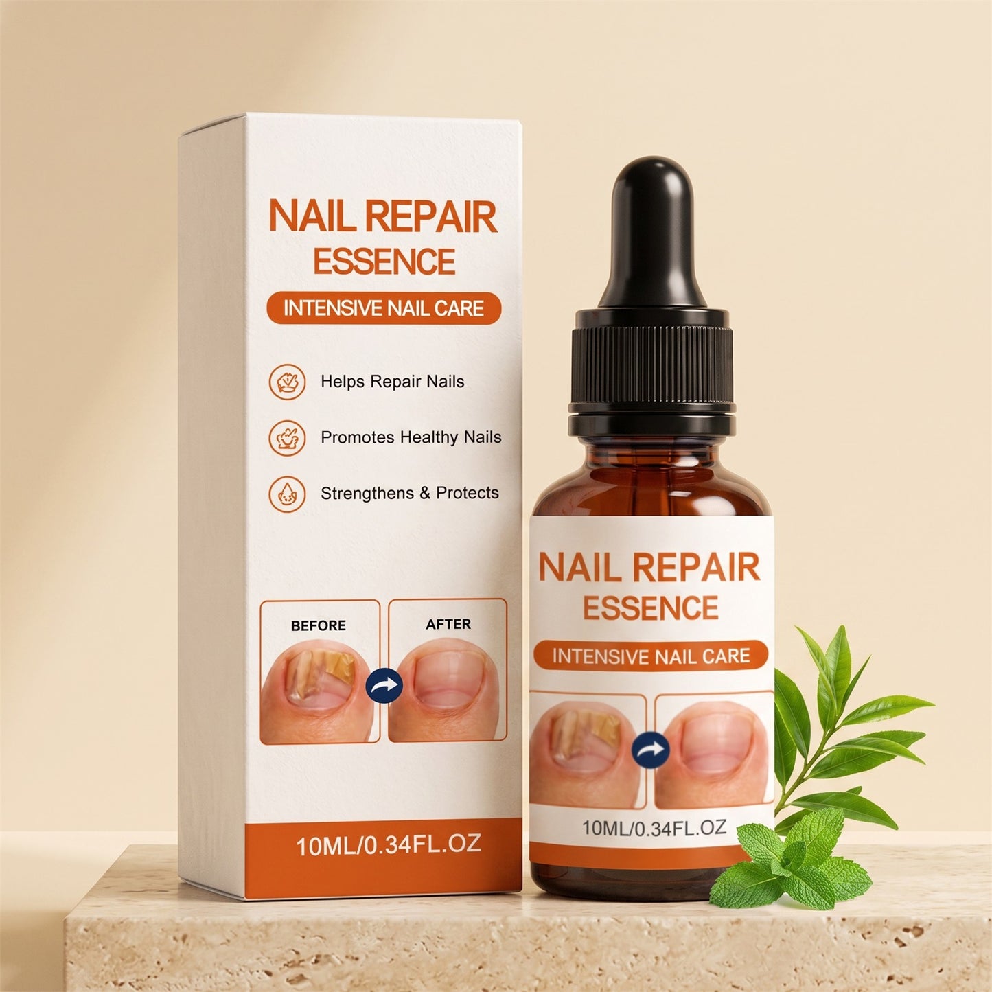 Nail Care Serum 10ml Nourishes Brightens Nails with Vitamin E & Natural Oils