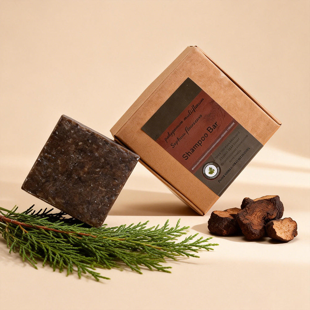 Fo-Ti Shampoo Bar 90g - Square