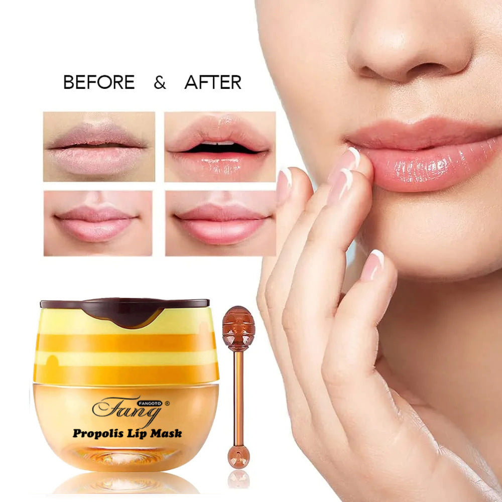 Moisturizing Lip Balm Set - Nourishing Strawberry Propolis Hydration