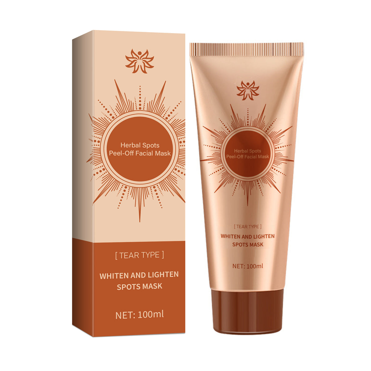 Herbal Deep Cleansing Facial Mask - Moisturizing Skincare for All Skin Types 100ml