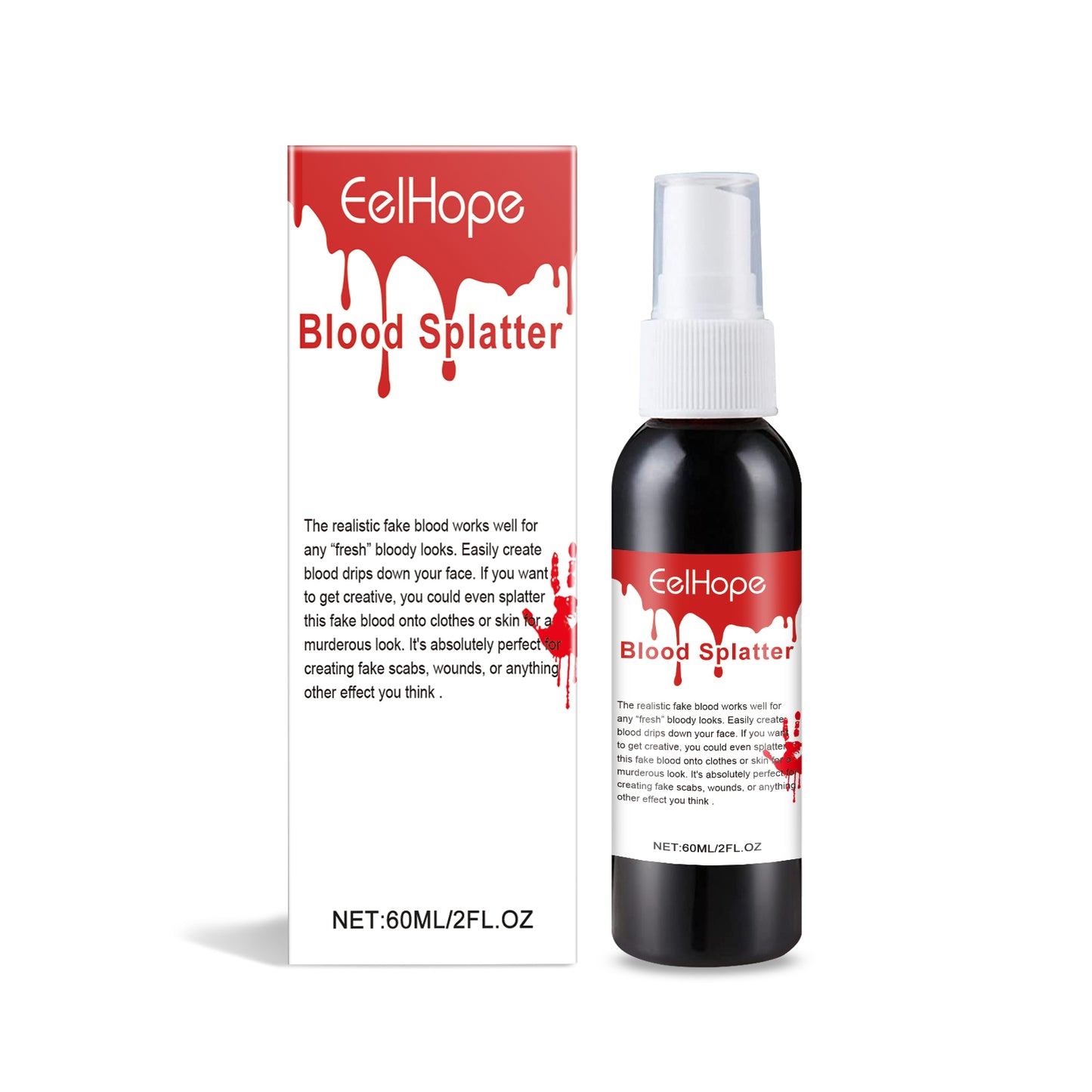 Realistic Fake Blood Spray for Halloween Makeup & Props