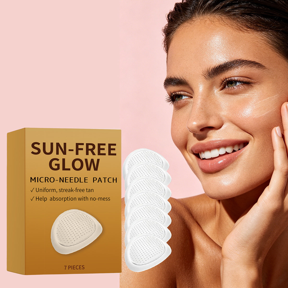 Body Tanning Microneedle Patch 7pcs