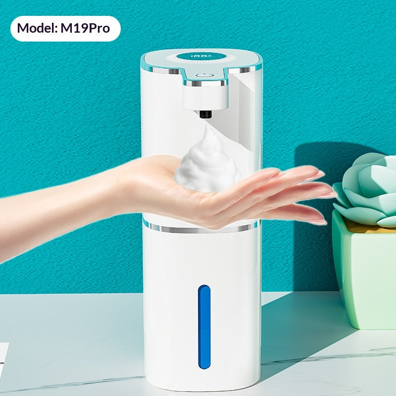 Induction Sink Soap Dispenser with Adjustable Battery-Powered Foam & Drip Styles