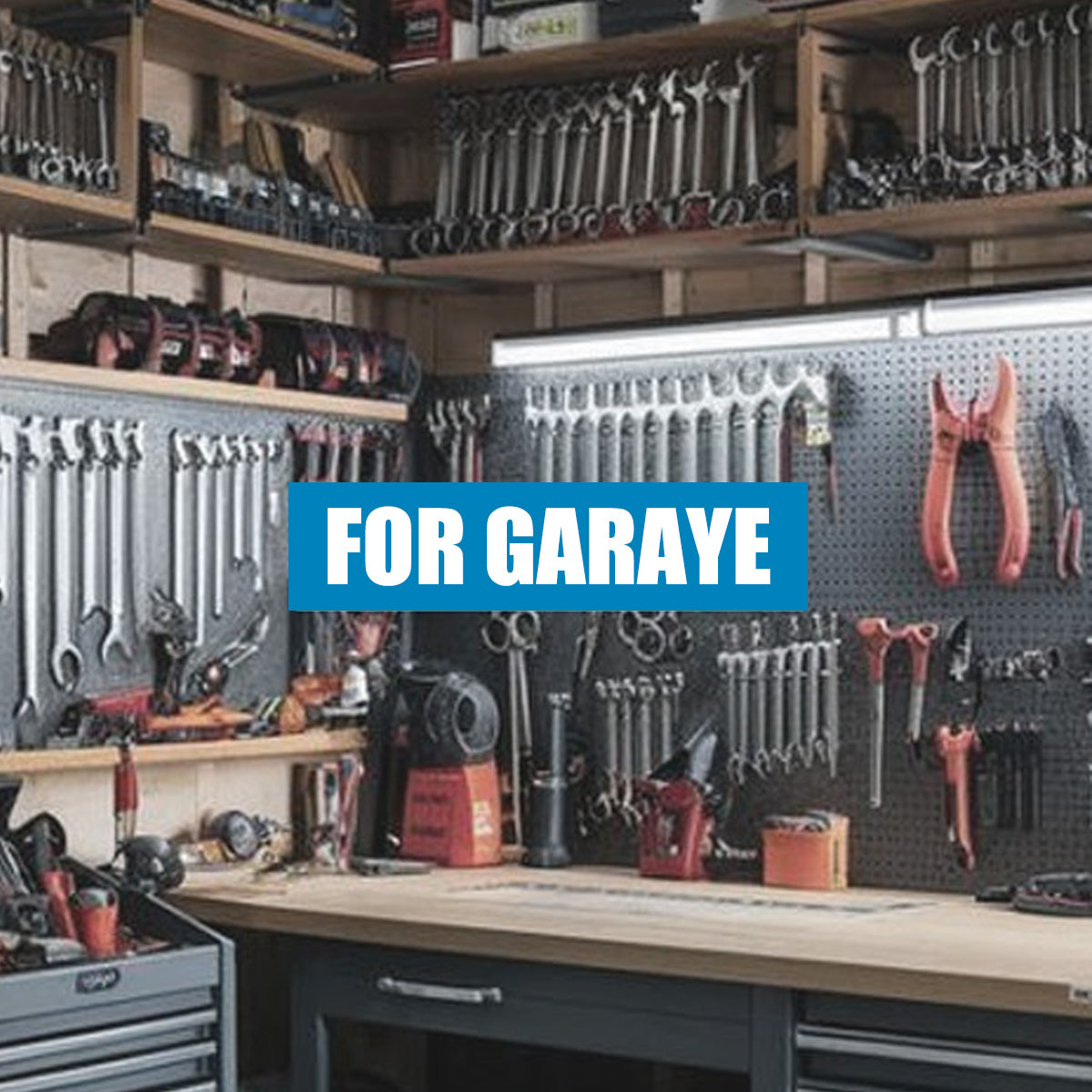 108-Piece Wall Management Kit with Pegboard and Hooks for Garage Storage