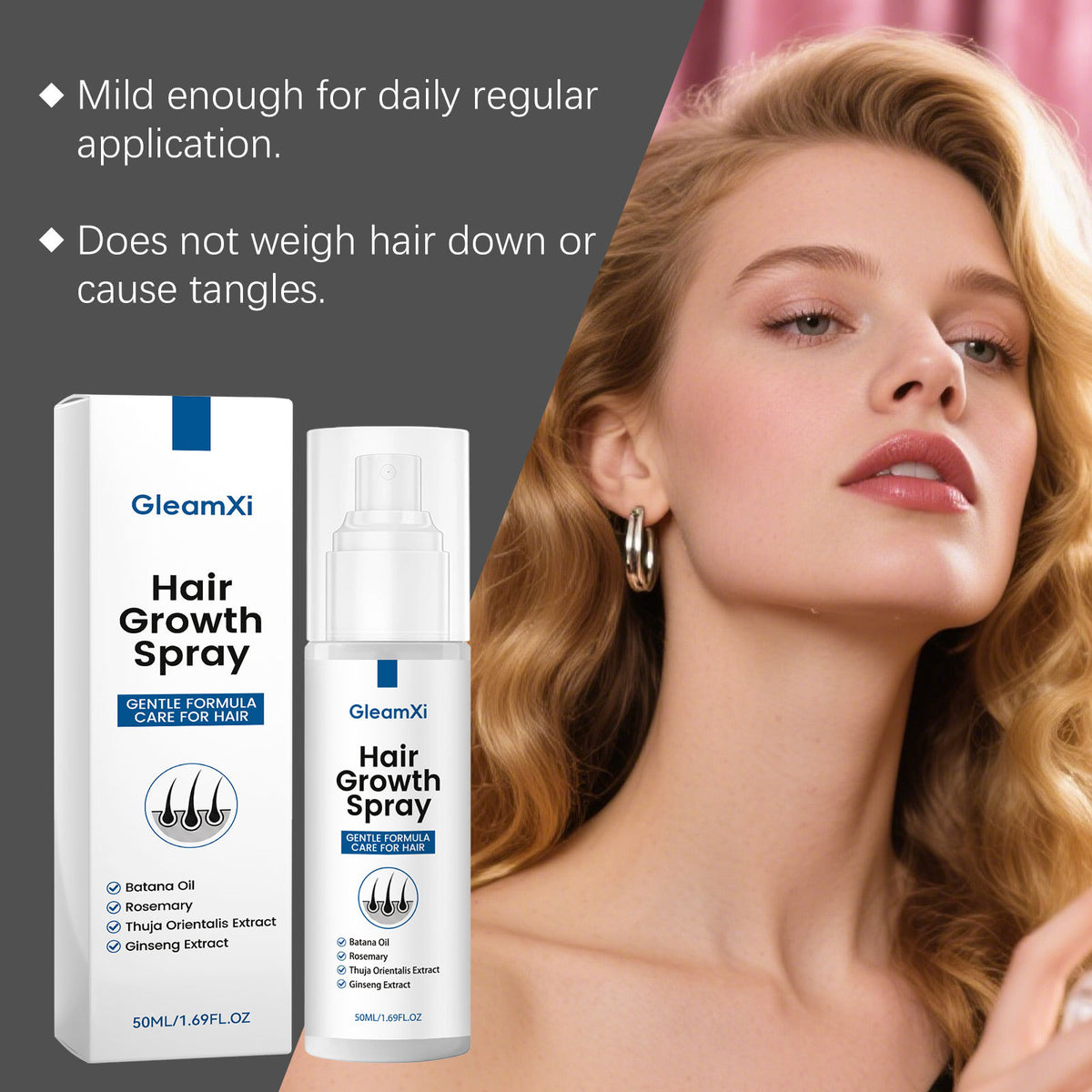 Hair Nourishing Spray 50ml - Volume & Care
