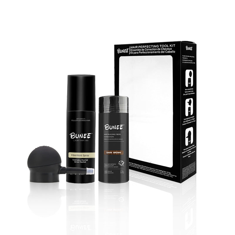 Dense Hair Fiber Powder - Hair Building & Shaping Kit