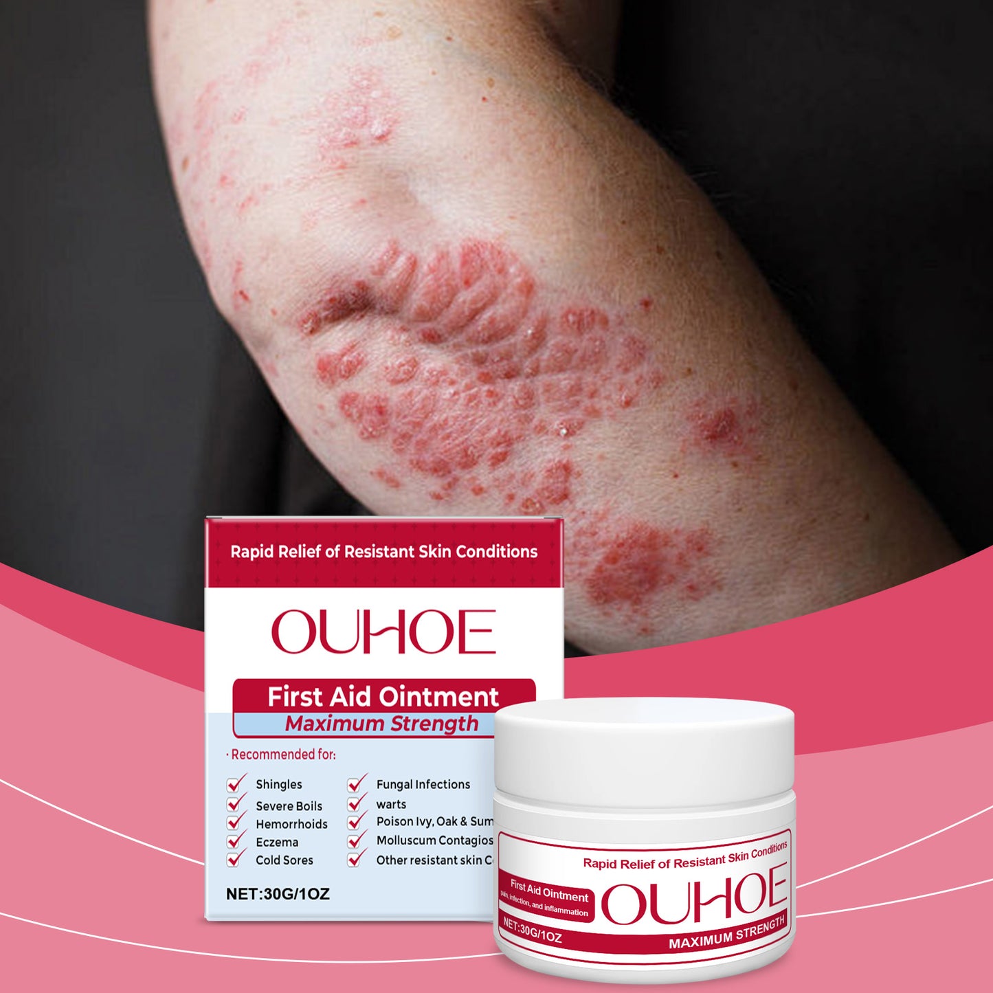 Skin Soothing Balm for Sensitive Skin - Moisturizing Cream with Vitamin E