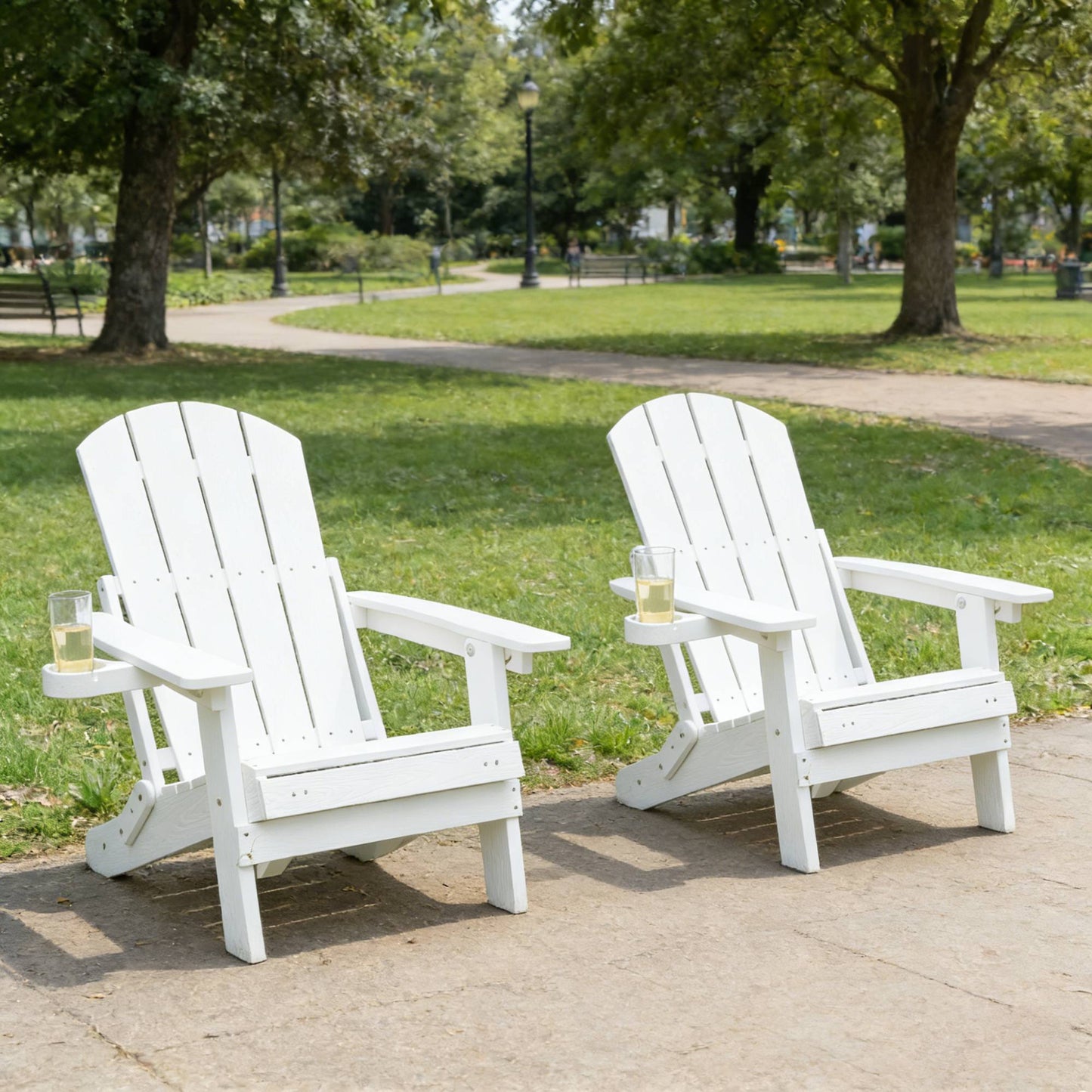 2-Piece All-Season Outdoor Lounge Chairs Perfect For Patio Chats &