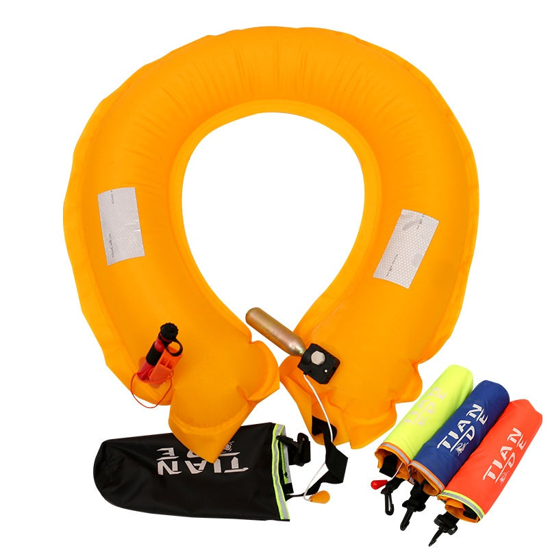 Portable Inflatable Emergency Life Buoy with Automatic Activation
