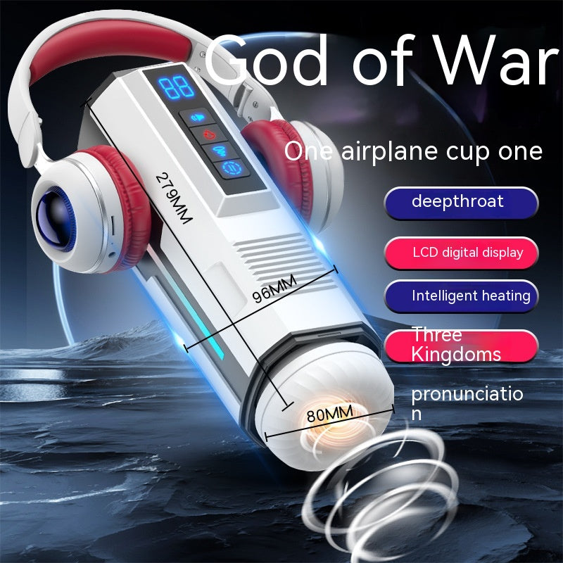 Automatic Sucking Airplane Bottle - Telescopic Electric Masturbation Device for Men