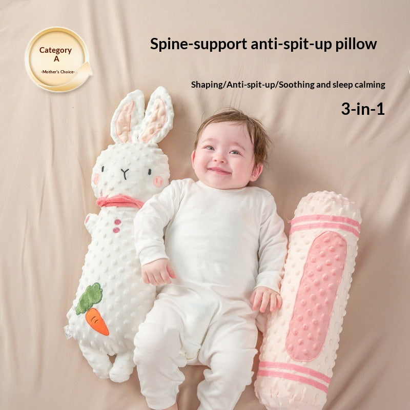 Baby-Shaped Comfort Pillow for Kids and Babies - Soft Cartoon Backrest Cushion
