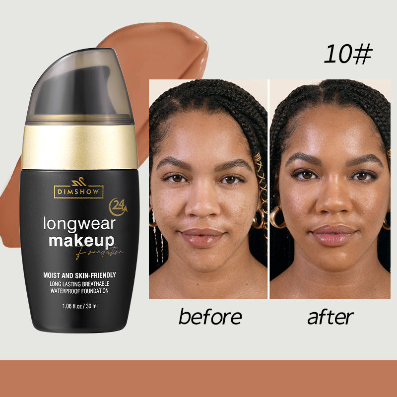 Long-Lasting Oil Control Liquid Foundation Cream for All Skin Types