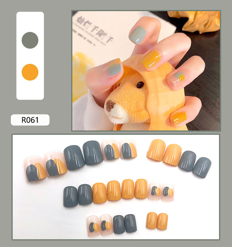 Removable Nail Stickers for Nail Art - 24 Pieces, Multiple Styles