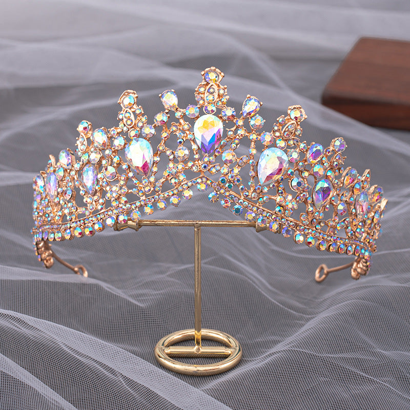 Baroque Rhinestone Crown Hair Band