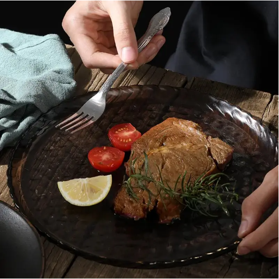 Premium Stainless Steel Cutlery Set - 4-Piece Flatware for Home