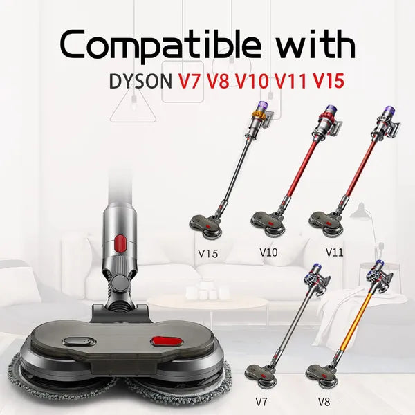 Dyson Vacuum Cleaner Mop Head with Water Tank - Compatible with V6 V7 V8 V10 V11
