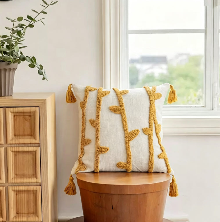 Geometric Tufted Throw Pillow Cover Nordic Style 45x45cm